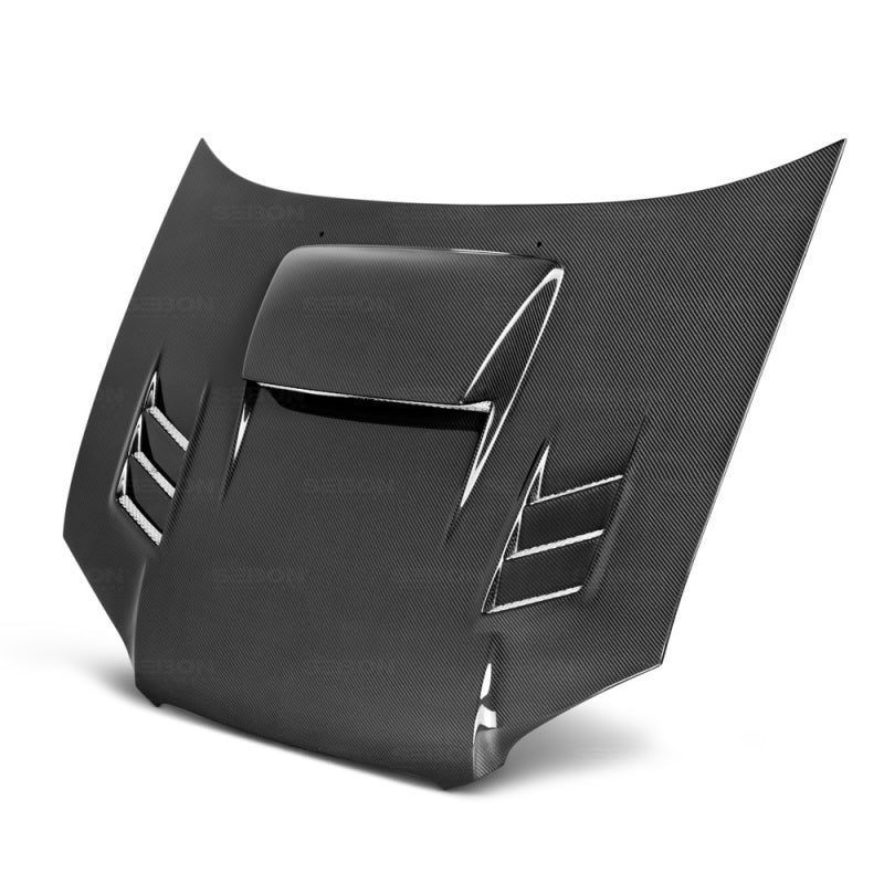 Seibon CWII Carbon Fiber Hood for 04-05 Subaru WRX/STI - view 6