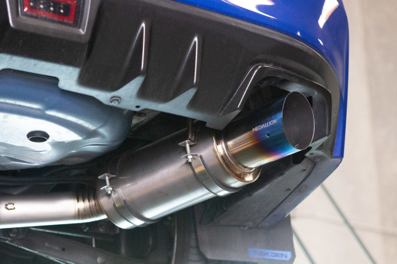 Revel Ultra Ti Titanium Single Exit Catback Exhaust for 15-21 Subaru WRX/STI - view 2
