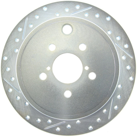 Stoptech Select Sport Slotted and Drilled Right Rear Rotor