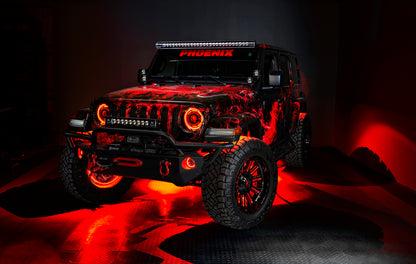 Oracle Jeep Wrangler JK/JL/JT High Performance W LED Fog Lights - ColorSHIFT w/o Controller