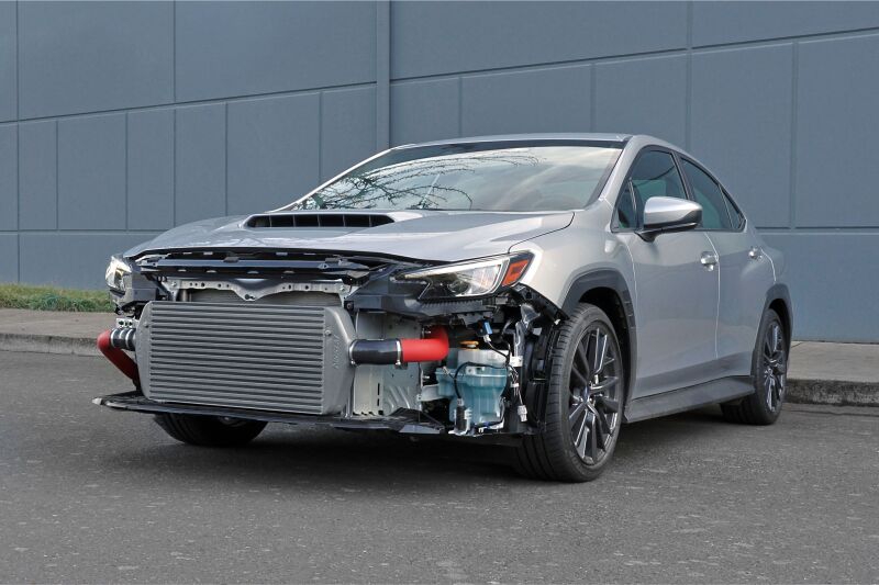 Perrin Performance PERRIN Large Size Front Mount Intercooler Core - Silver for 15-26 Subaru WRX/STI - view 4
