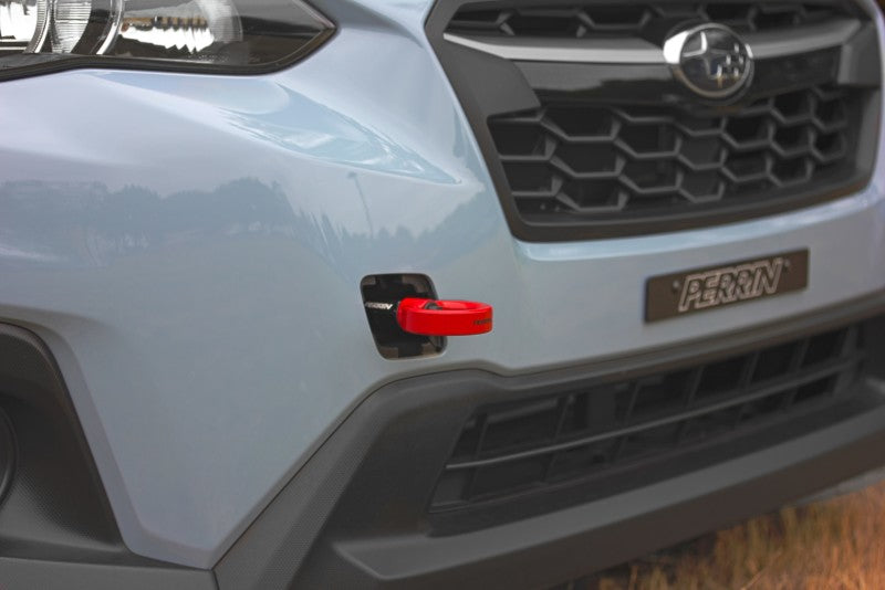 Perrin Performance PERRIN Crosstrek OBXT Tow Hook Kit - Red for 22-26 Subaru WRX/Impreza - view 3
