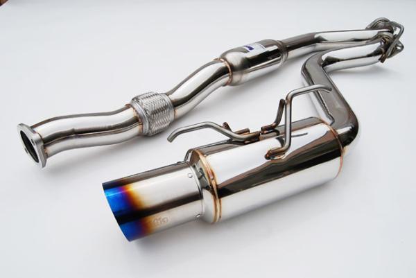 Invidia 08+ 76mm REGULAR Titanium Tip Cat-back Exhaust for Subaru WRX