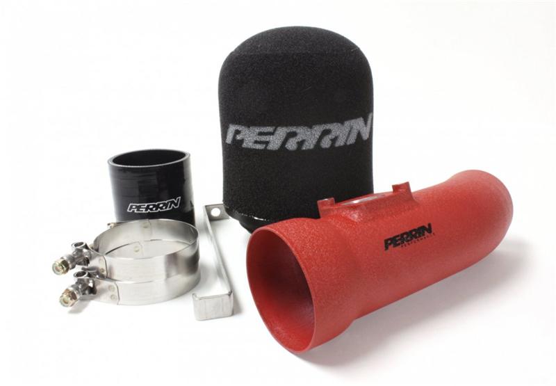 Perrin Performance PERRIN Short Ram Intake - Red for 02-07 Subaru WRX/STI/Forester XT - view 2