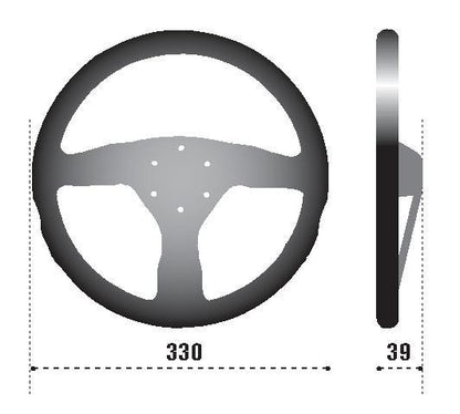 Sparco Strwhl 383 Suede Black