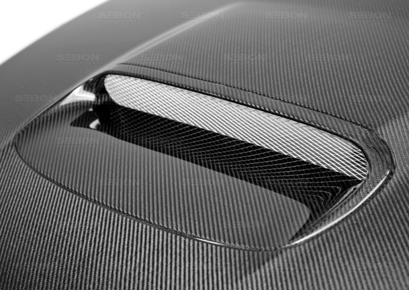 Seibon OEM Carbon Fiber Hood for 08-09 Subaru WRX/STI - view 3