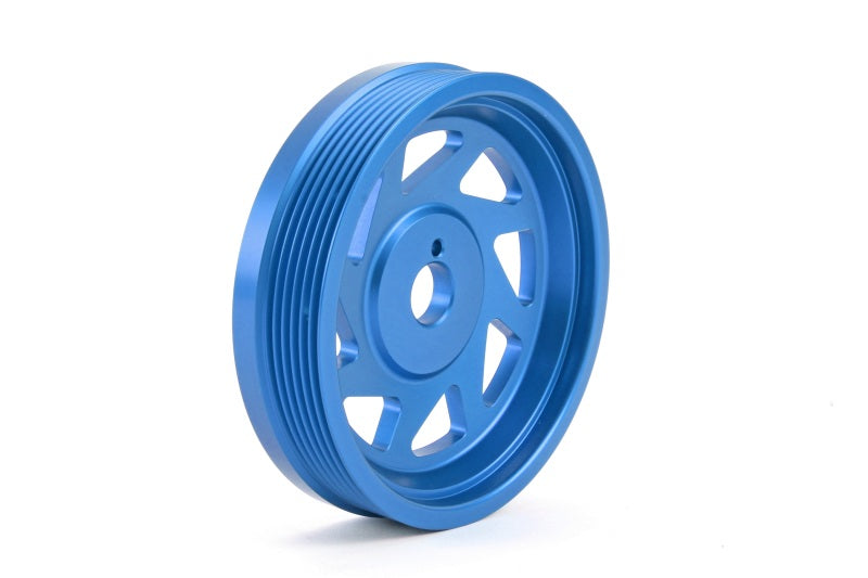 Perrin Performance PERRIN BRZ Crosstrek Lightened Crank Pulley - Blue for 15-18 Subaru WRX - view 4