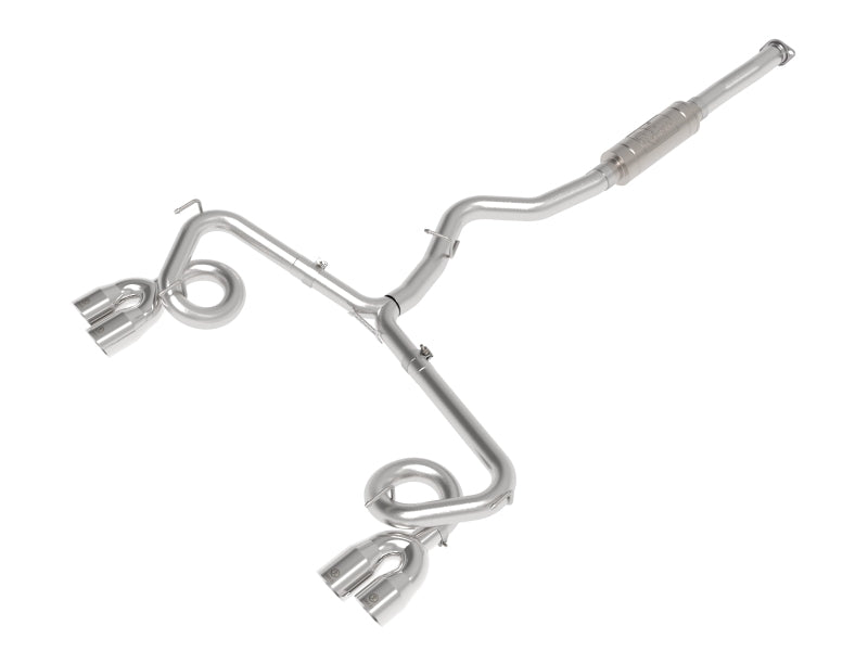 aFe Takeda 3in to 2-1 2in Stnlss Cat-Back Exhaust with Polished Tip for 15-21 Subaru WRX/STI