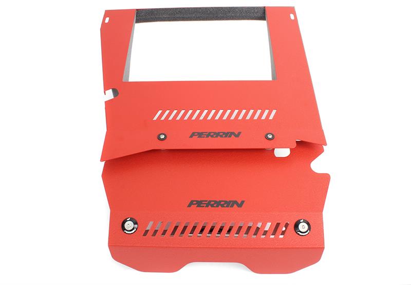 Perrin Performance PERRIN Engine Cover Kit - Red for 15-21 Subaru WRX - view 2