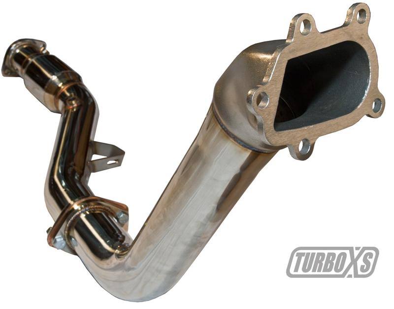 Turbo XS Catted Downpipe for 08-12 Subaru WRX/STI/LGT