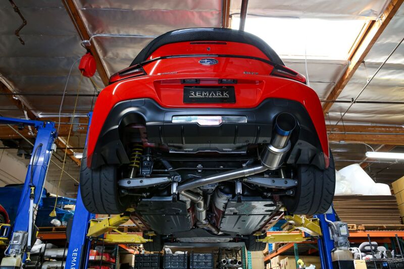 Remark BRZ Cat-Back Exhaust - R1 Spec Single-Exit Full Titanium - view 2