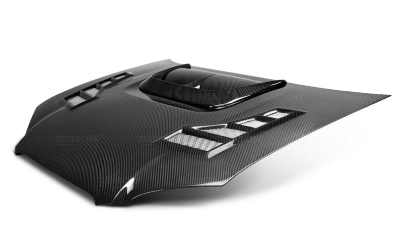 Seibon CW Carbon Fiber Hood for 04-05 Subaru WRX/STI - view 2