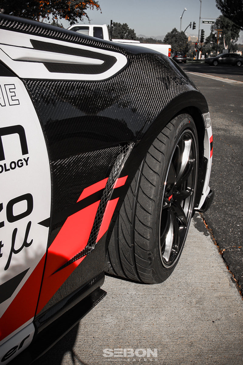 Seibon BRZ FRS 10mm Wider Carbon Fiber Fenders - view 8