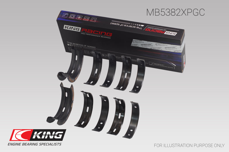 King Engine Bearings King EJ20 EJ22 EJ25 pMaxBlack Coated Main Bearing Set - view 2