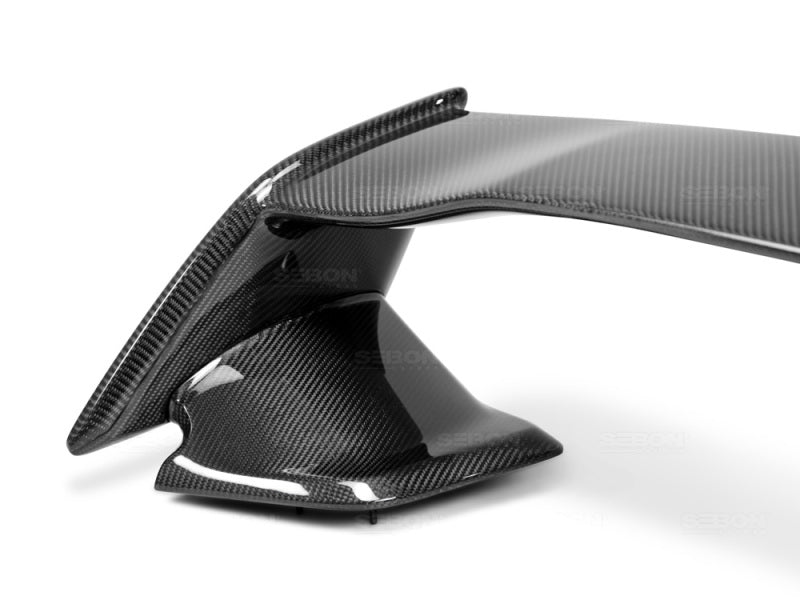 Seibon Style Carbon Fiber Rear Spoiler for 2015 Subaru WRX/STI - view 5