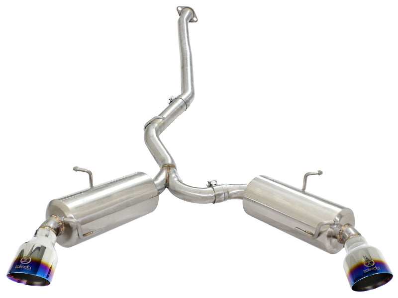 aFe Takeda Exhaust Axle-Back Scion FRS BRZ 304SS Blue Flame Dual Tips Exhaust - view 3