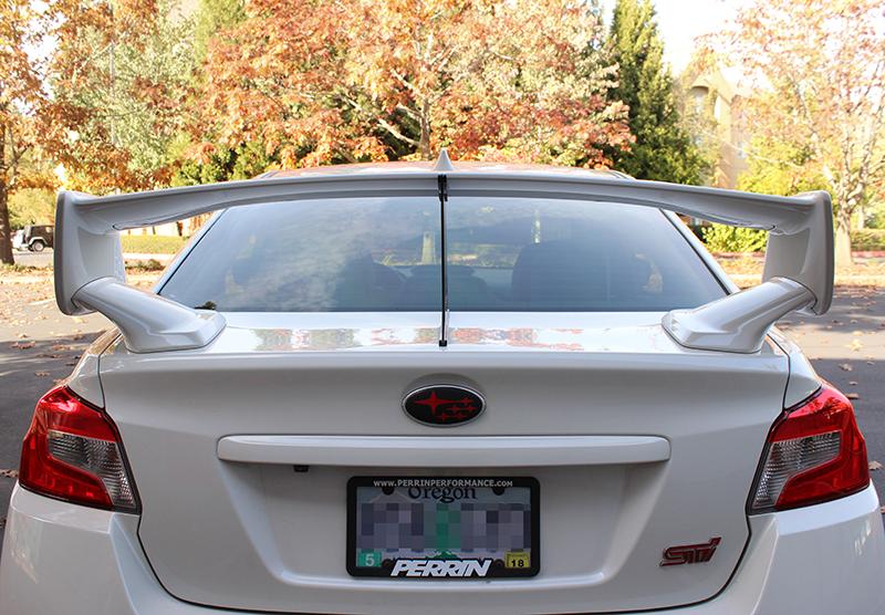 Perrin Performance PERRIN Wing Stabilizer - Black for 15-21 Subaru STI - view 7
