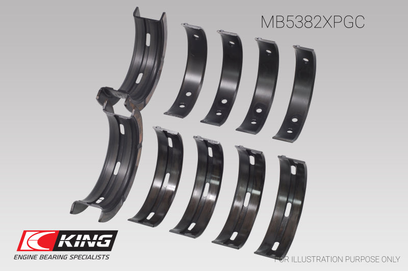King Engine Bearings King EJ20 EJ22 EJ25 pMaxBlack Coated Main Bearing Set - view 3