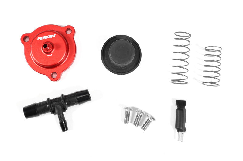 Perrin Performance PERRIN OBXT Ascent Diverter Valve - Red for 22-26 Subaru WRX/LGT - view 8