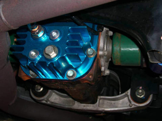 Cusco Rear Differential Cover Blue Increased Capacity for Subaru WRX/STI/Impreza