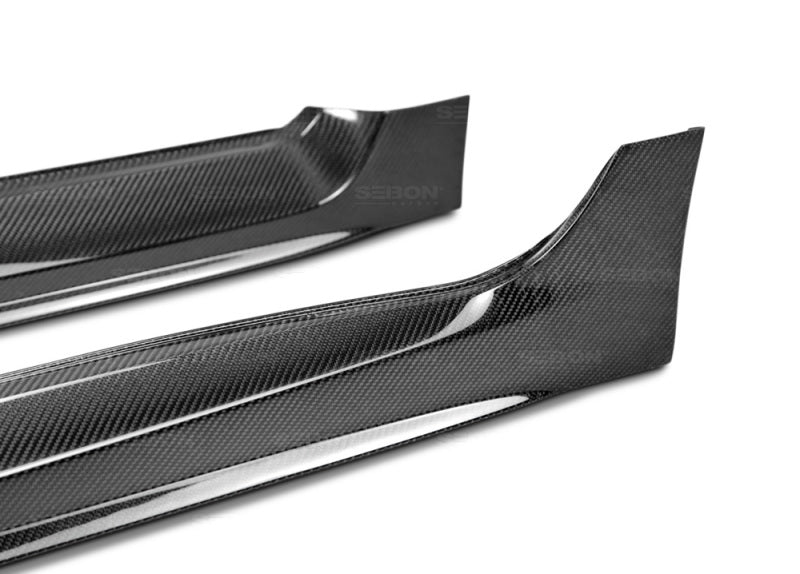 Seibon 15+ OEM Style Carbon Fiber Side Skirts for Subaru WRX/STI - view 3