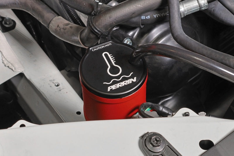 Perrin Performance PERRIN BRZ GR86 FRS 86 Coolant Overflow Tank - Red for 02-26 Subaru WRX/STI - view 7