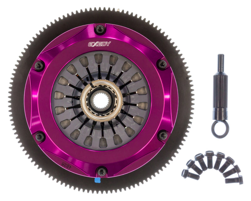 Exedy Hyper Twin Cerametallic Clutch Sprung Disc Pull Type for 2004-2014 Subaru WRX/STI/Impreza