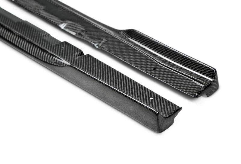 Seibon 15+ MB Style Carbon Fiber Side Skirts for Subaru WRX/STI - view 3