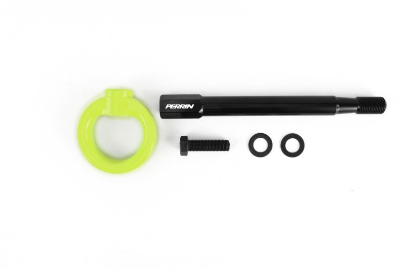 Perrin Performance PERRIN Tow Hook Kit - Neon Yellow for 08-14 Subaru WRX/STI/Impreza - view 4