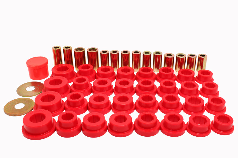 Energy Suspension Red Rear Control Arm Bushing Set for 08-12 Subaru WRX/Impreza - view 2