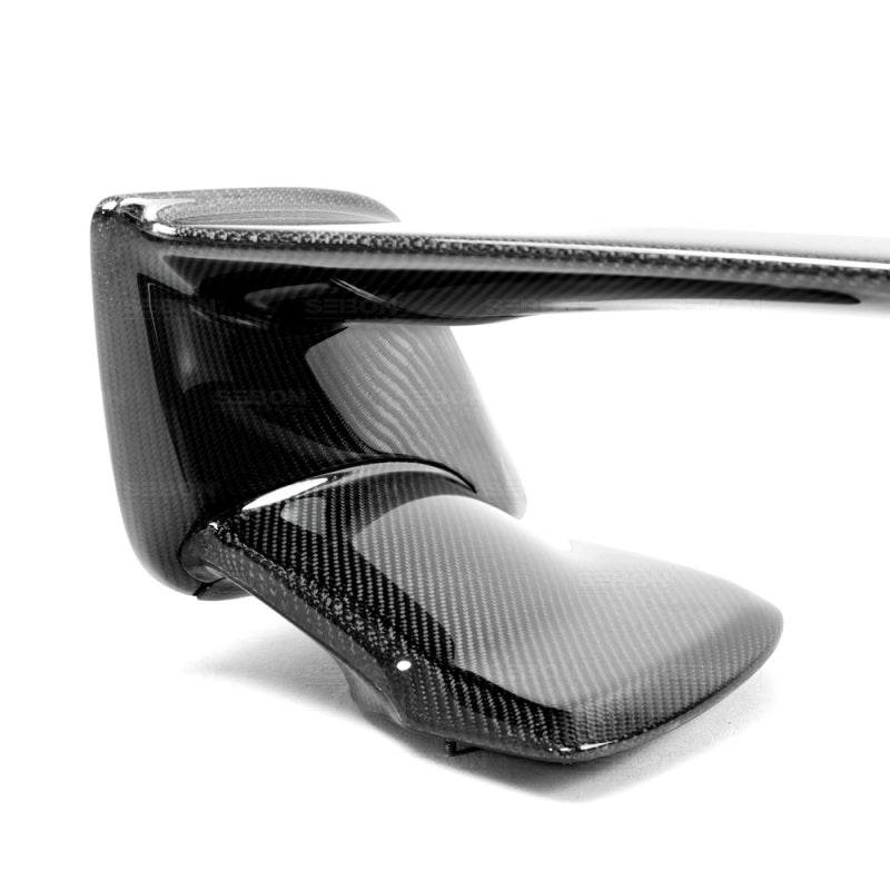 Seibon 4dr OEM-style Carbon Fiber Rear Spoiler for 08-10 Subaru WRX/STI - view 5