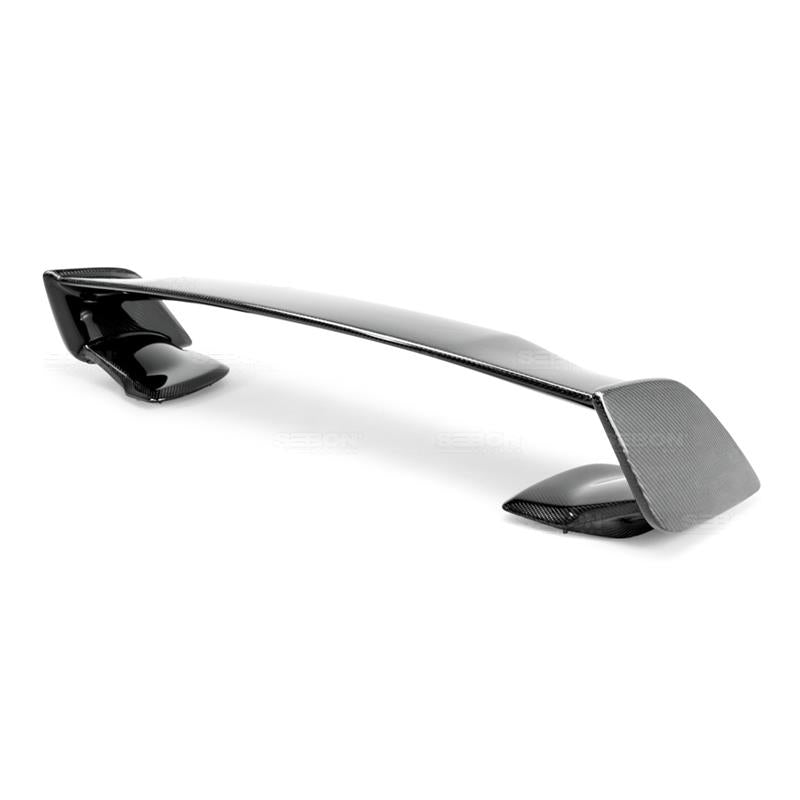 Seibon 4dr OEM-style Carbon Fiber Rear Spoiler for 08-10 Subaru WRX/STI - view 9