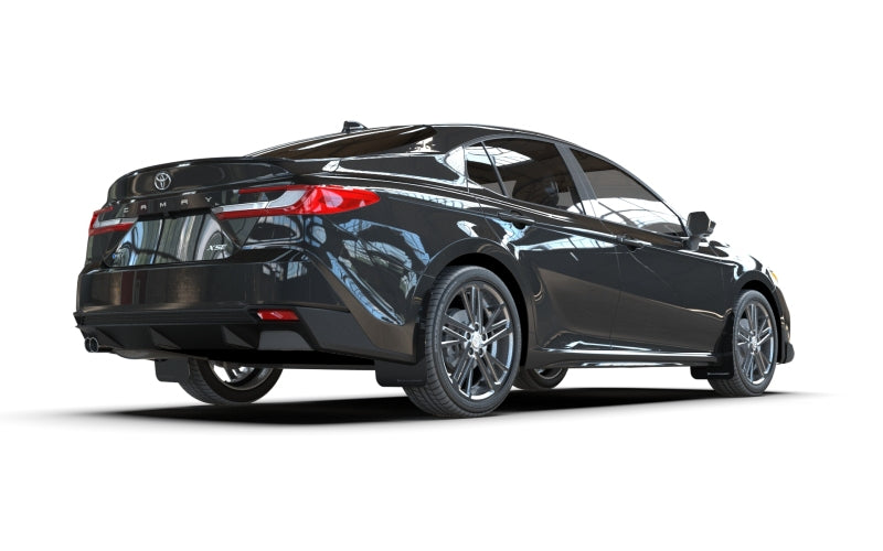 Rally Armor 25-26 Toyota Camry Black UR Mud Flap Metallic Black Logo
