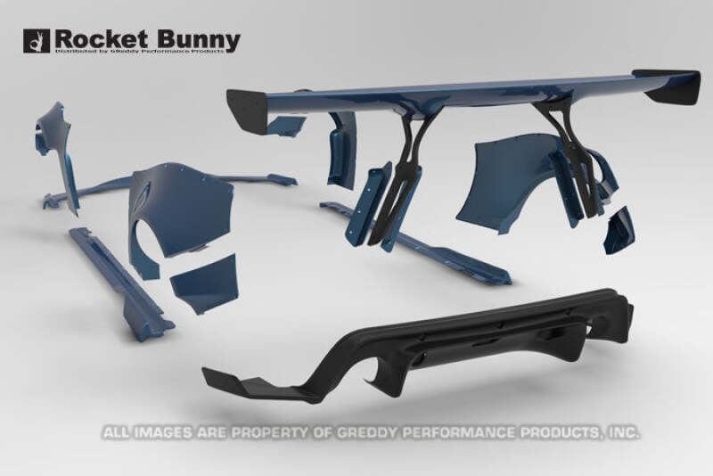 GReddy BRZ Scion FR-S X Rocket Bunny GT Rear Wing - view 8