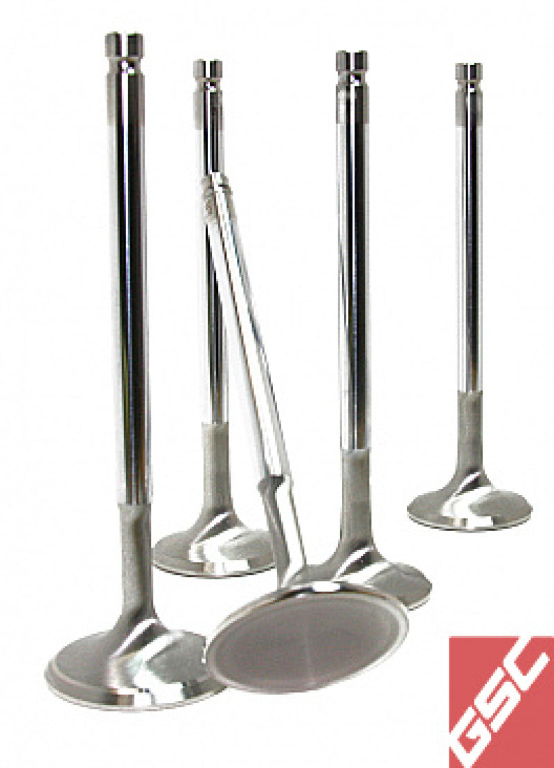 GSC Power Division GSC P-D EJ207 EJ257 Chrome Polished Super Alloy Exhaust Valve - 33mm Head - Set of 50