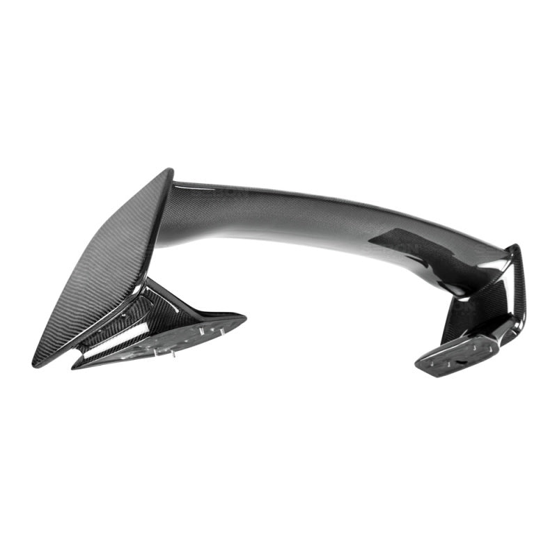 Seibon 4dr OEM-style Carbon Fiber Rear Spoiler for 08-10 Subaru WRX/STI - view 3
