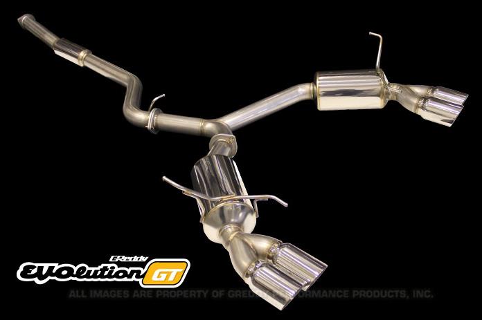 GReddy Sedan Evolution GT Exhaust for 11-14 Subaru STI