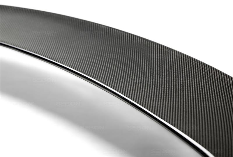 Seibon Carbon Fiber CH Style Rear Roof Spoiler for 06-07 Subaru WRX/STI - view 8