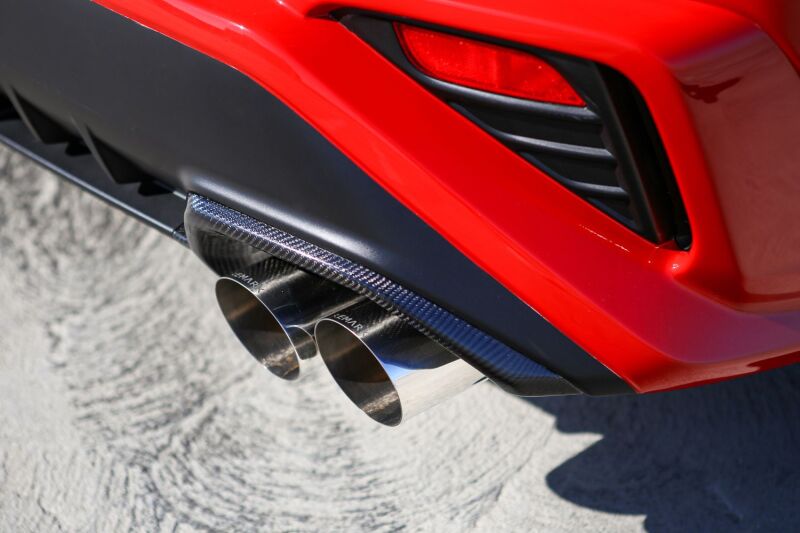 Remark RMK Designs 22+ Carbon Fiber Exhaust Finisher - Gloss Finish for Subaru WRX - view 2