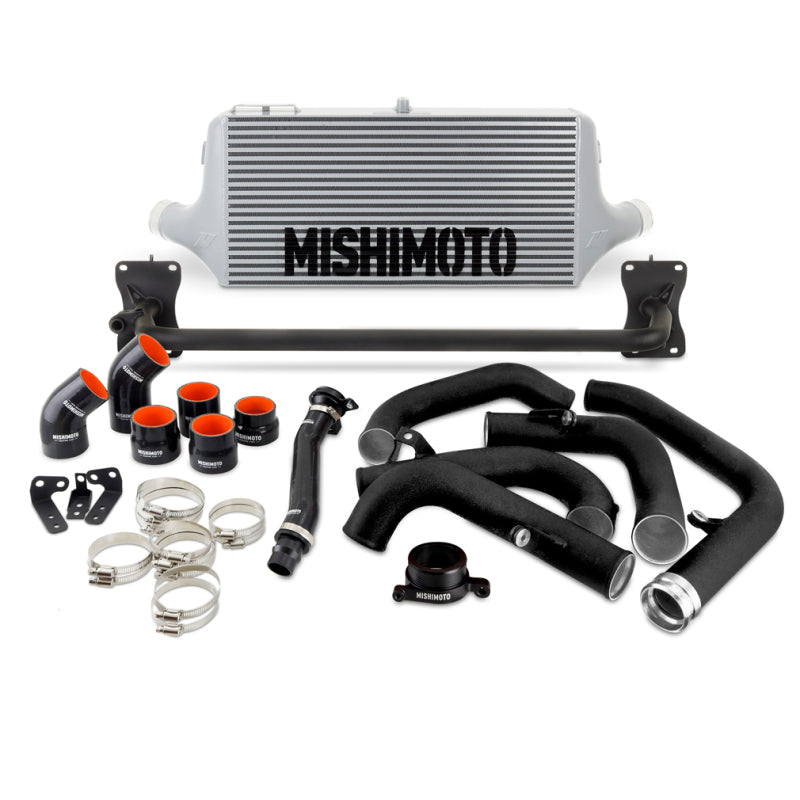 Mishimoto + Front Mount Intercooler Kit SL Core MWBK Pipes for 2022 Subaru WRX