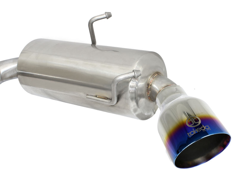 aFe Takeda Exhaust Axle-Back Scion FRS BRZ 304SS Blue Flame Dual Tips Exhaust - view 4