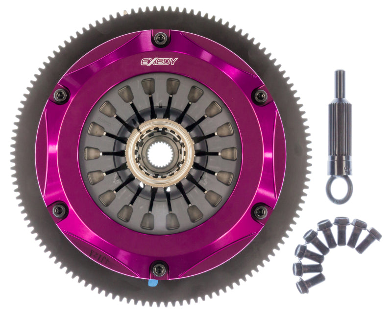 Exedy Hyper Triple Cerametallic Clutch Rigid Disc Pull Type for 2004-2014 Subaru WRX/STI/Impreza - view 5