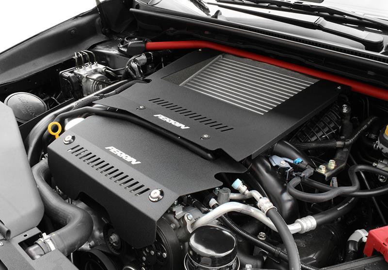 Perrin Performance PERRIN Engine Cover Kit - Black for 15-21 Subaru WRX - view 6