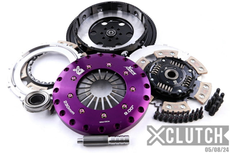 XCLUTCH Base 9in Twin Sprung Ceramic Clutch Kit for 18-21 Subaru WRX