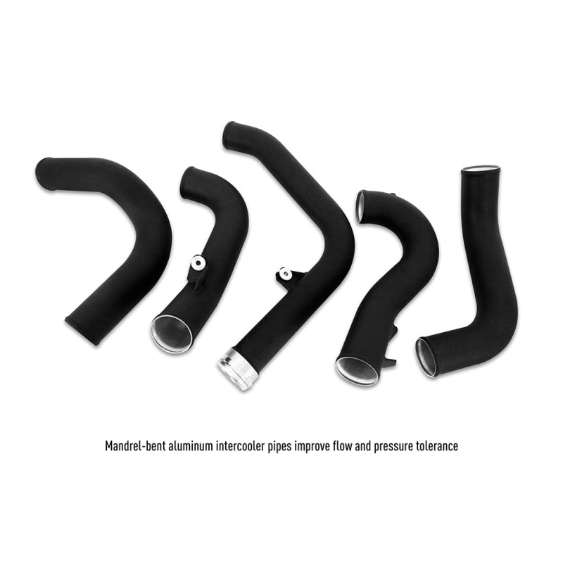 Mishimoto + Front Mount Intercooler Kit BK Core MWBK Pipes for 2022 Subaru WRX - view 5