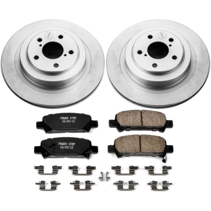 PowerStop Power Stop Rear Z17 Evolution Geomet Coated Brake Kit