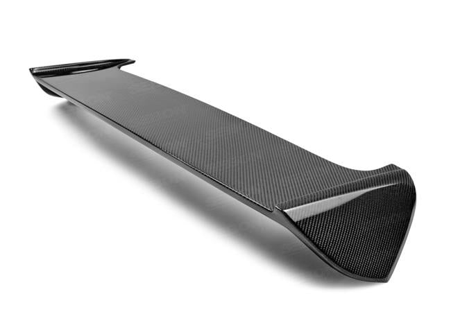 Seibon Hatchback OEM-style Carbon Fiber Rear Spoiler Shaved for 08-10 Subaru WRX/STI - view 9