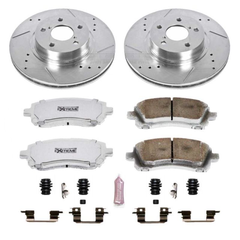 PowerStop Power Stop Front Z26 Street Warrior Brake Kit