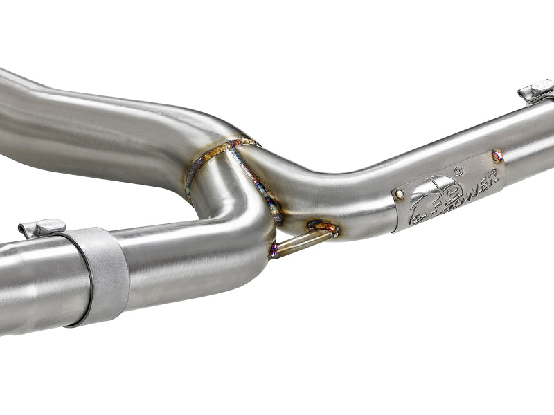 aFe Takeda 3in 304 SS Cat-Back Exhaust System for 15-18 Subaru WRX/STI - view 3