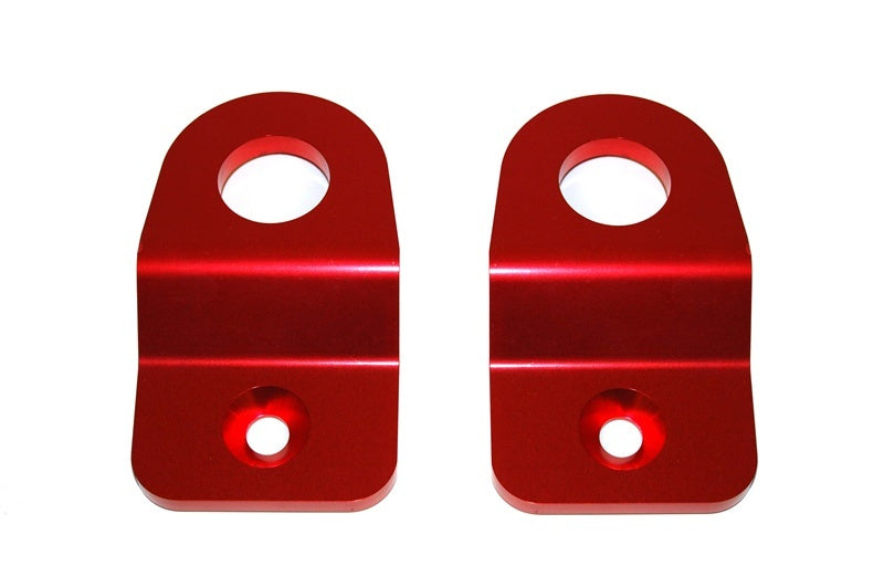 Torque Solution Red Radiator Stay Bracket: for 08-11 Subaru WRX/STI/Impreza